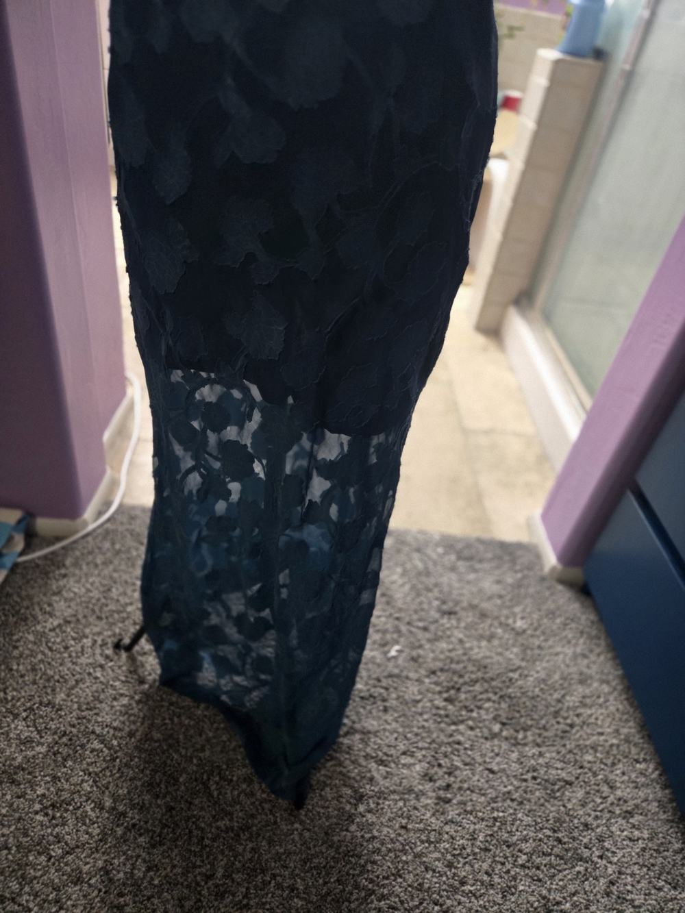 Urban Outfitters Teal and Navy Stretch Top - Picture 7 of 15